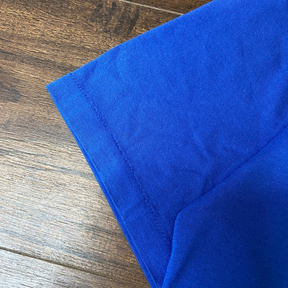 Vintage 1990s Honda Goldwing Faded Blue Shirt - Picture 9 of 10